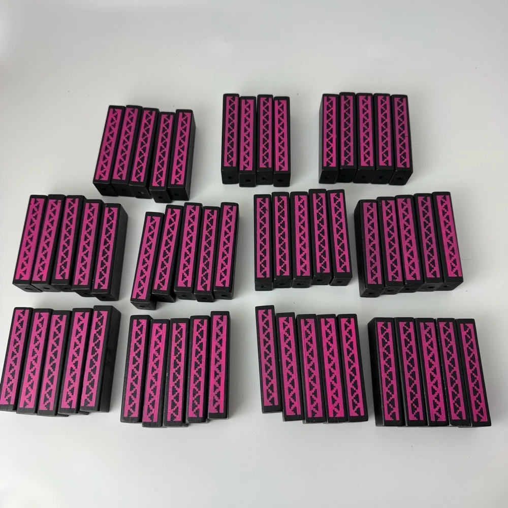 Lot of 54 Jenga Donkey Kong Blocks REPLACEMENT PARTS